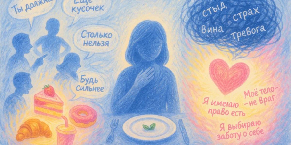 Расстройства пищевого поведения: почему возникают и как связаны с эмоциями